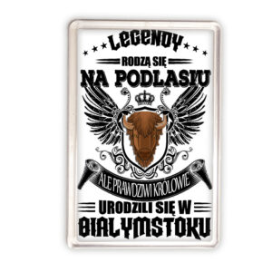 magnes akrylowy Podlaska Legenda, Królewski Białystok