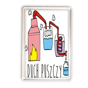 magnes akrylowy Duch Puszczy - Podlaski Specjał
