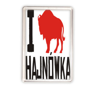 magnes akrylowy Kocham Hajnówkę