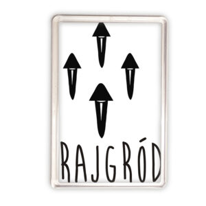 magnes akrylowy Rajgród - Serce Zielonego Podlasia