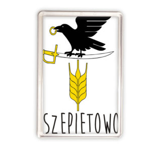 magnes akrylowy Podlaski Kruk i Złote Zboże - Szepietowo