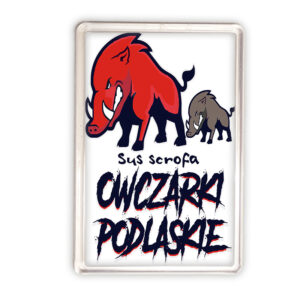 magnes akrylowy Owczarki Podlaskie - Dziki Patrol