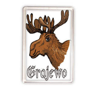 magnes akrylowy Podlaski Łoś - Grajewo