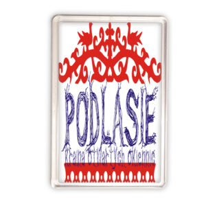 magnes akrylowy Kolorowe Okiennice Podlasia