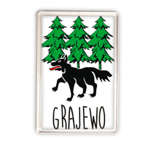 magnes akrylowy Grajewo - Wilcza Stolica Podlasia