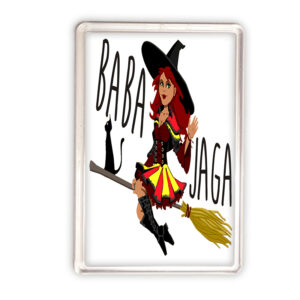 magnes akrylowy Podlaska magia - Baba Jaga