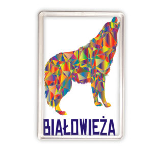 magnes akrylowy Białowieża - Podlaski Dziki Duch