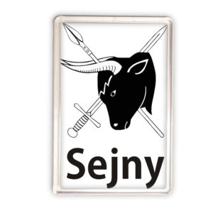 magnes akrylowy Pamiątka Podlaska z Sejn