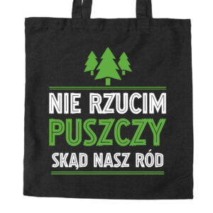 torba bawełniana Korzenie w puszczy, serce na Podlasiu